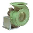 FRP製センター吐出し直動式シロッコファン